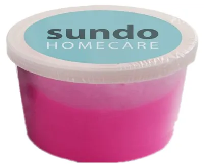 Productafbeelding van Sundo Therapieklei middelzacht 85 g - Handoefenklei voor handtraining en revalidatie - Roze