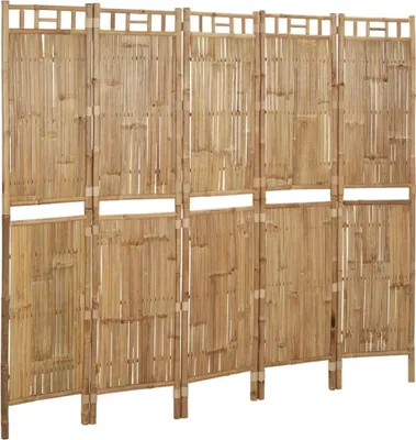 Zdjęcie produktu dla Parawan 5-Panelowy, Bambusowy, 200 X 180 Cm Lumarko!