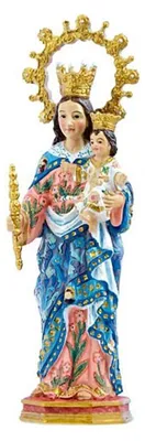 Marienfigur aus Kunstharz, 15 cm, mit Geschenkbox