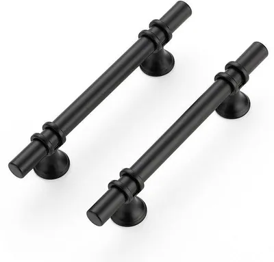 Immagine prodotto di Set di 15 supporti per mobili - Supporti per mobili - nero - 102 mm