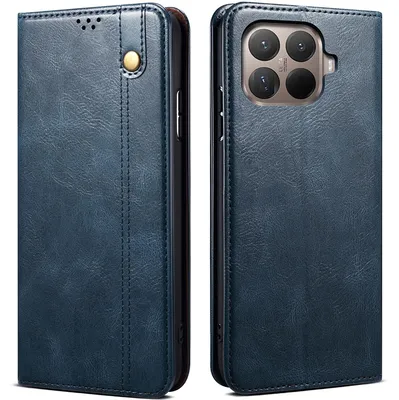Produktbild von Hülle für Xiaomi 15T Pro, Leder Flip Brieftasche Schutzhülle mit Standfunktion Blau