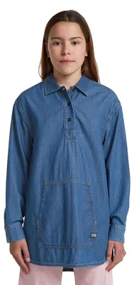 Productafbeelding van G-STAR meisjeshemd Beta, blauw (MID Used D29687-01-J257), maat 12