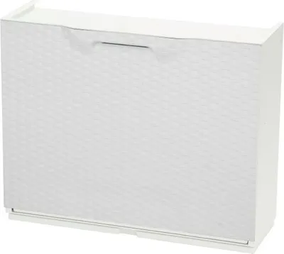 Obrázok produktu pre Plastový stojan na topánky ArtPlast LINEA RATTAN U50/FRW, biely