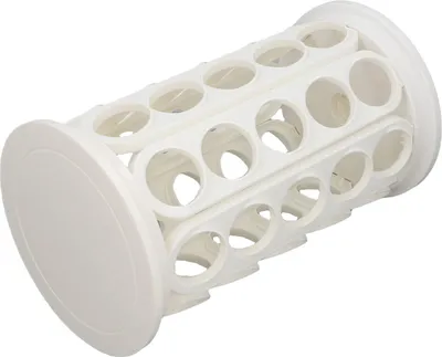 Obrázok produktu pre Držiak na kávové kapsule otočný o 360°, s kapacitou 40 kapsúl, veľký úložný priestor, polička na kávové kapsule na kuchynskej doske, biela