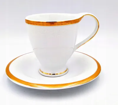 Produktbild von Bogucice ANTONIO GOLD Tasse mit Untertasse Porzellan 250 ml