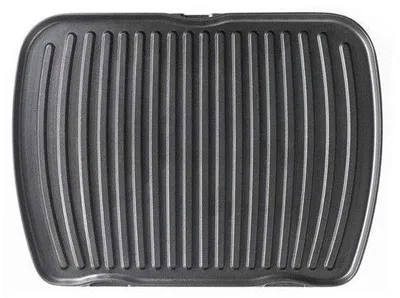 Panini-Grillplatte, Aluminium, 25 cm, antihaftbeschichtet