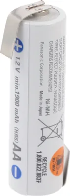 Produktbild von Panasonic eneloop Standard BK-3MCC Mignon AA mit Lötfahne in Z-Form