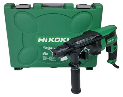 Produktbild von Hikoki DH26PC2, SDS Plus, Schwarz, Grün, 2,6 cm, 1100 RPM, 2,9 J, 4300 IPM