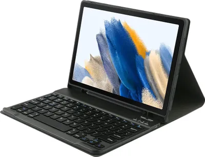Obrázek produktu pro Přenosné, odnímatelné pouzdro na tablet se slotem pro stylus s BT klávesnicí, kompatibilní s tabletem Samsung Tab S6 Lite 2022/P613/P619, černá barva