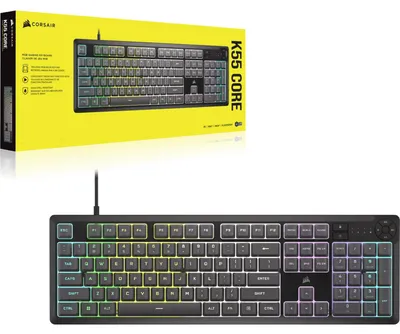 Produktbild von K55 CORE RGB Gaming-Tastatur, Grau
