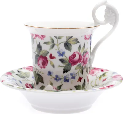 Produktbild von Kaffeetasse, 200 ml, Meissen, Tschechisches Porzellan, Rose, Leander