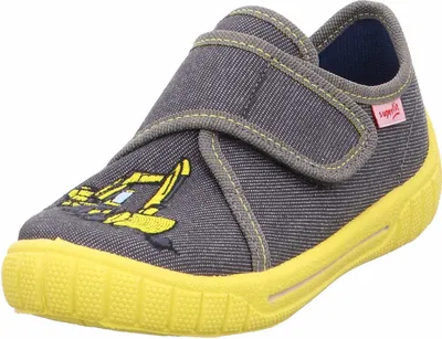 Produktbild von Superfit Jungen Bill Hausschuhe 1-800278 Hausschuhe, Grau Gelb 2030, 37 EU