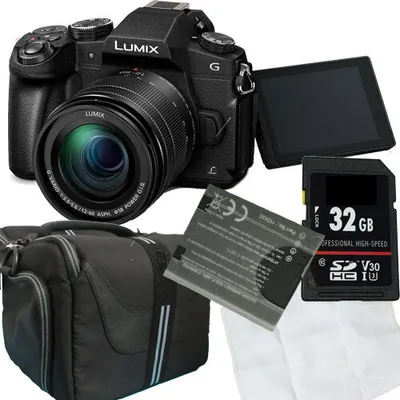 Produktbild von Panasonic Lumix G81+G3,5-5,6/12-60 mm Power OIS Schwarz Digitalkamera Set Angebot