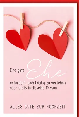 Produktbild von Hochzeit - Karte mit Umschlag - Eine gute Ehe