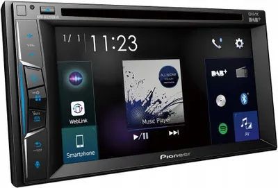 Zdjęcie produktu dla Pioneer AVH-A3200DAB, Czarny, 2 DIN, 50 W, CD, DVD, 15,8 cm (6.2"), A2DP, AVRCP