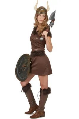 Produktbild von Wikinger Kostüm Damen