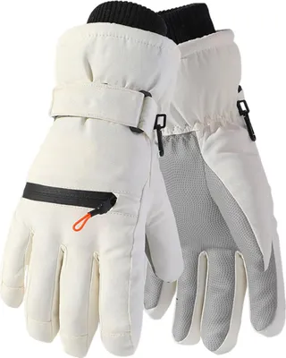 Produktbild von Thermohandschuhe für Damen und Herren, winddicht, ideal für Winter und Radfahren, mit rutschfester Handfläche, wasserdicht, mit Touchscreen-Funktion, zum Wandern, Snowboarden und Autofahren.