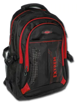 Produktbild von Rucksack Sporttasche schwarz rot Damen Herren Synthetik Bag Street D3OTJ605R