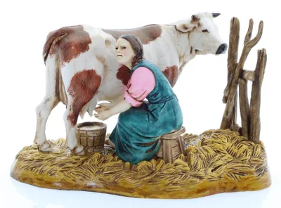 Mungitrice 10 cm mehrfarbig Harzfigur