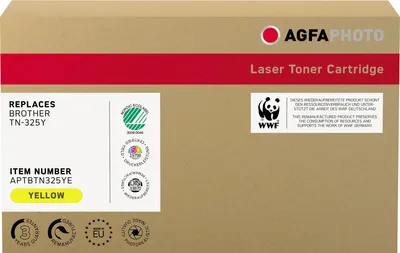 Productafbeelding van AgfaPhoto tonercartridge APTBTN325YE, compatibel met Brother TN-325Y, geel