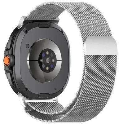 Produktbild von By Qubix Milanaise-Armband - Silber - passend für Samsung Galaxy Watch 8 Classic - 46 mm