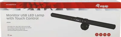 Produktbild von Equip 245450 Monitorleuchte Schwarz