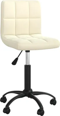 Obrázok produktu pre vidaXL Kancelárska stolička Swivel Cream Velvet