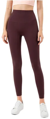 Productafbeelding van Dames Yoga Pants met Hoge Taille en Effen Kleur