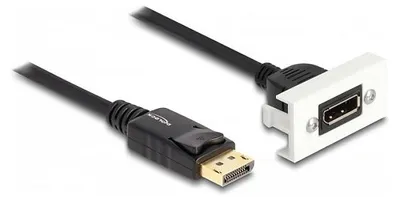 Image de Delock Easy 45 DisplayPort 8K 30 Hz Modul mit Kabelpeitsche, 22,5 x 45 mm