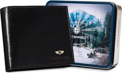 Obrázok produktu pre Peterson Pánska kožená peňaženka Isopo čierna One size