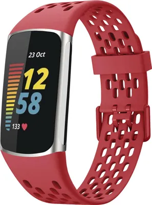 Image de imoshion Bracelet de sport en silicone avec boucle pour Fitbit Charge 5 / 6 - Rose
