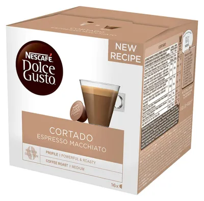 Produktbild von Nescafé Dolce Gusto Cortado Espresso Macchiato | 16 Portionen