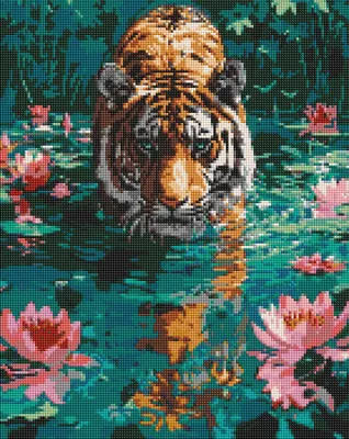 Imagen del producto de Kit de pintura con diamantes 5D, sin marco. Mosaico de diamantes, 40x50 cm. IDEAL