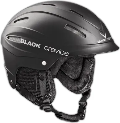 Produktbild von BLACK CREVICE Ski- & Snowboardhelm - ISCHGL - ABS-Hartschalenhelm | Farbe: Schwarz/Weiß | Größe: S (54-56 cm)