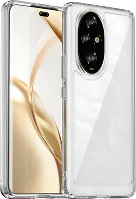 Obrázek produktu pro Pouzdro pro Honor 200 Pro průhledné, nárazuvzdorné TPU silikonové ochranné pouzdro Průhledný
