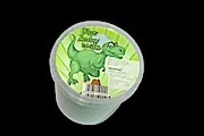 Produktbild von Zuckerwatte | grüne Dinozuckerwatte im Eimer | mit Apfelgeschmack