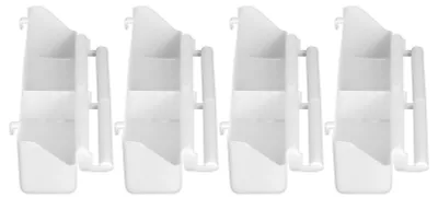 Image de Distributeurs de graines pour oiseaux - Lot de 4 distributeurs en plastique à suspendre, adaptés aux cages