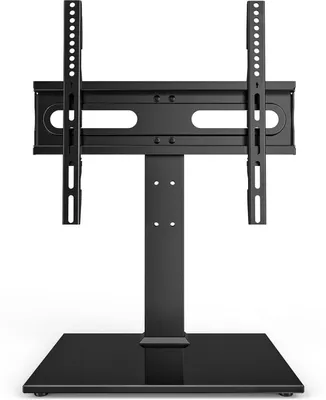 Produktbild von TV-Ständer Universal 27-60 Zoll höhenverstellbar mit Glasfuß & Kabelmanagement VESA 400x400mm