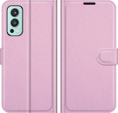 Produktbild von Mobigear Classic  OnePlus Nord 2 Hülle Klapphülle Geldbörse - Pink