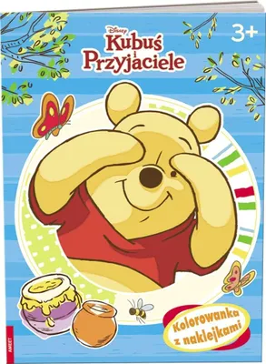 Image de Ausmalbild mit Winnie Puuh und seinen Freunden und Aufklebern