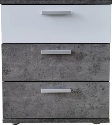 Produktbild von Nachtschrank Nina mit 3 Schubladen HTI-Line