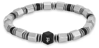 Police PEAGB0083402 Herrenarmband Hexchain Edelstahl/Schwarz 1