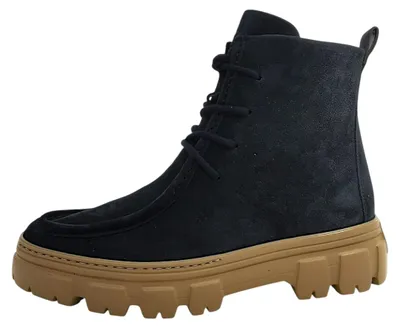 Image de Chaussures de ville pour femmes Paul Green, bottines à lacets, couleur bleu, style décontracté