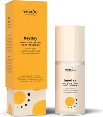 Produktbild von Resibo HEYDAY light Serum mit dreifachem Vitamin C und Antioxidantien, 30ml