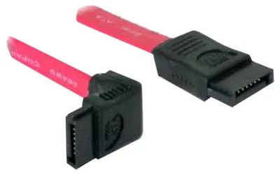 Zdjęcie produktu dla DeLOCK SATA Cable - 0.5m, 0,5 m, SATA II, Czerwony