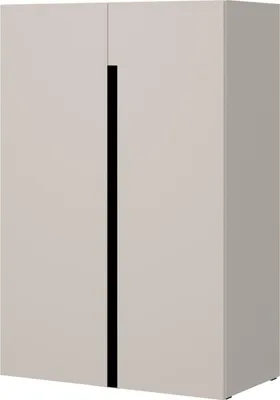 Produktbild von Klassische Kommode für das Wohnzimmer mit Regalen, Kommode cashmere, schwarze Griffe
