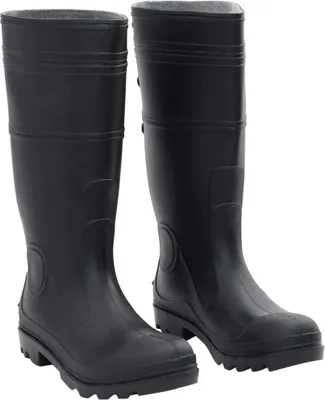 Produktbild von Design Gummistiefel Schwarz Größe 43 PVC, Regenhosen 2024 Neu