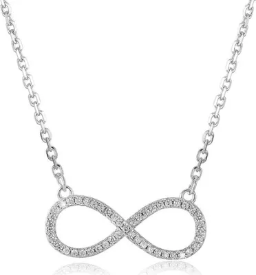 Produktbild von Silver infinity necklace AGS778 / 48