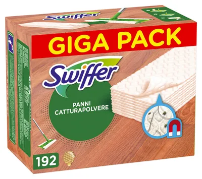 Image de Swiffer - Nettoyeur à sec pour sols, avec microfibres - 192 pièces