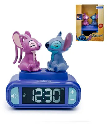 Image de Réveil - Veilleuse Stitch & Angel avec effets sonores